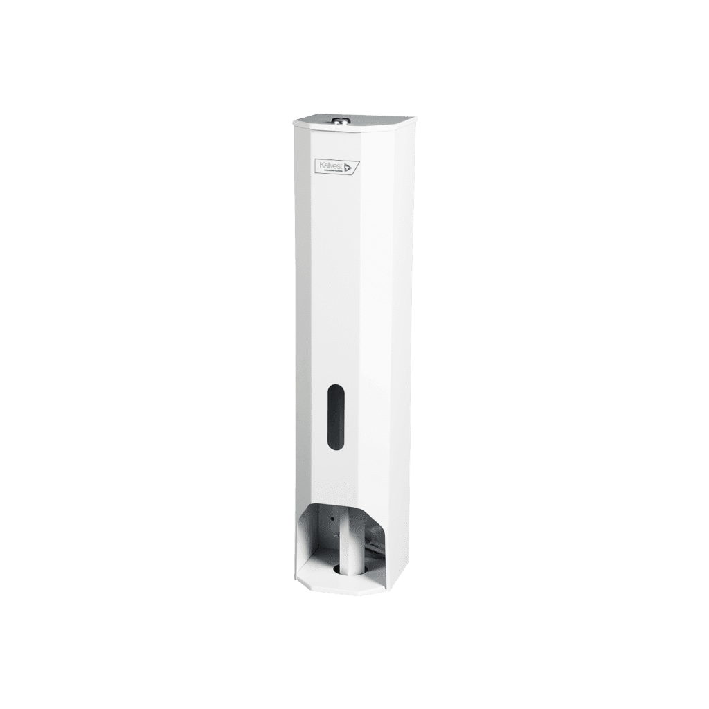 Slim Rool Dispenser Branded White Dispensers - Kallvest