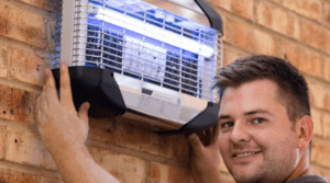 Electronic fly trap